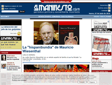 Tablet Screenshot of elmanifiesto.com